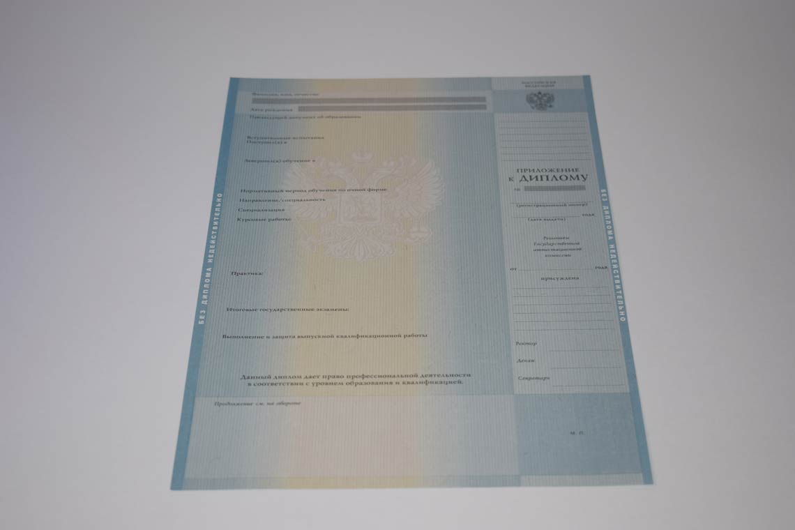Приложение диплома Бакалавра в Электростали 2011-2013